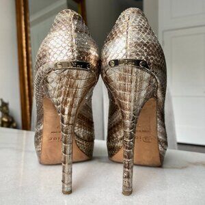 Snake Skin Dior Heels